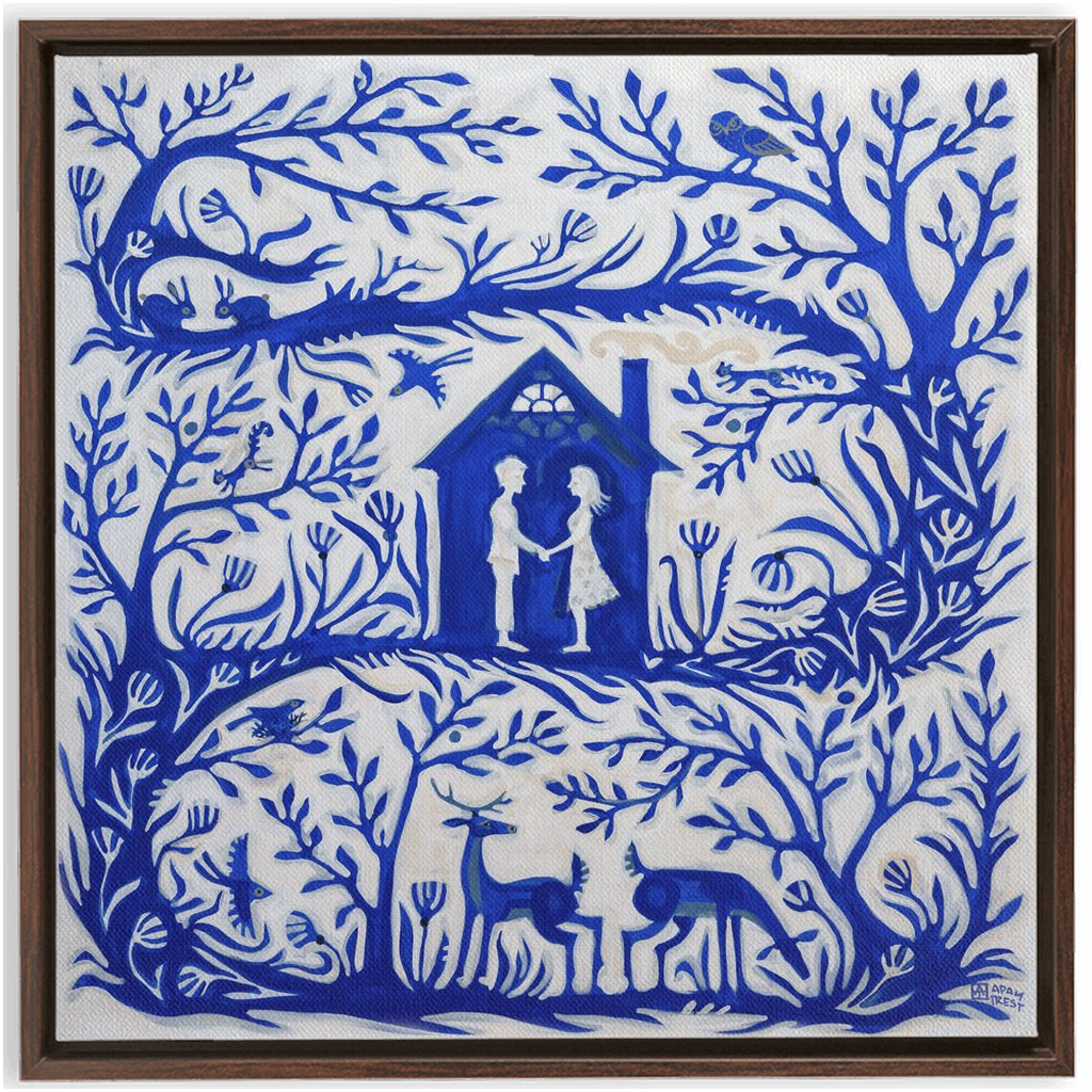Folk Tale | Home is With You (Framed)