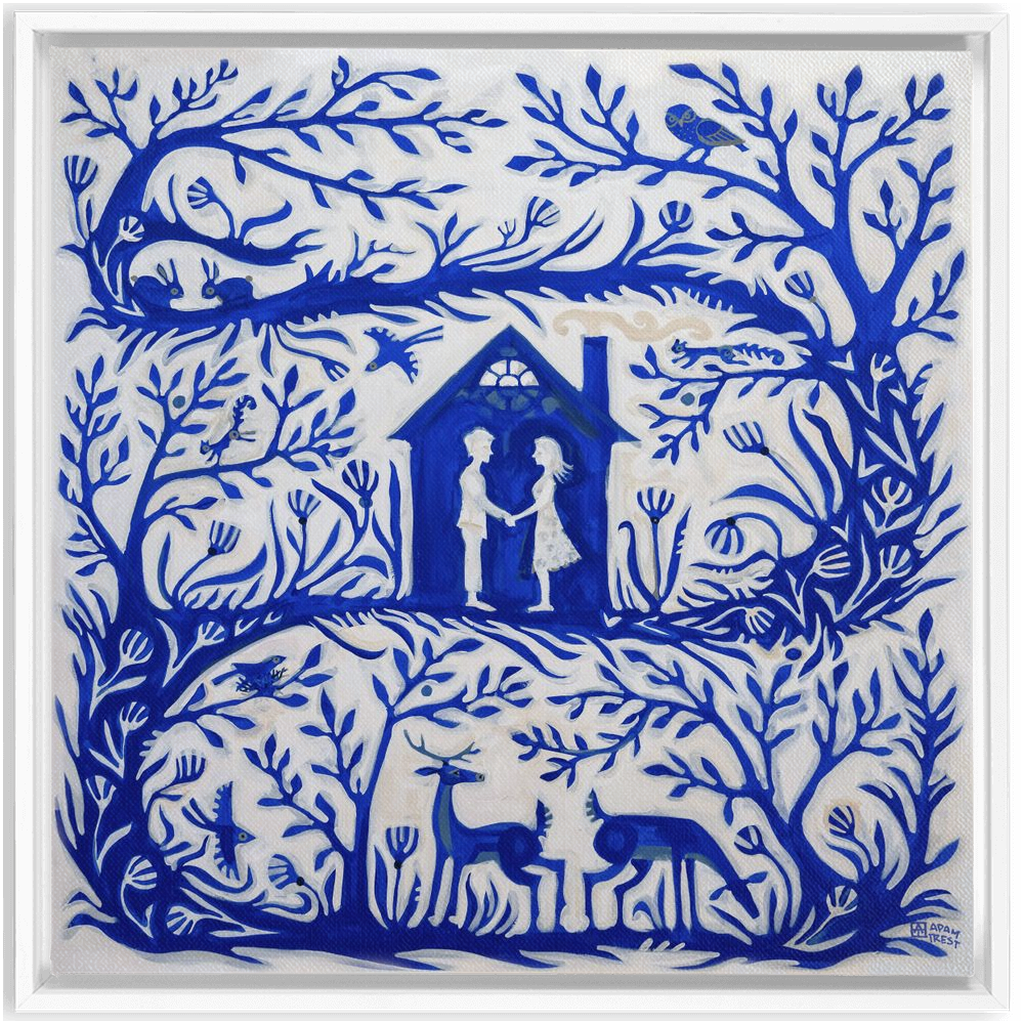 Folk Tale | Home is With You (Framed)