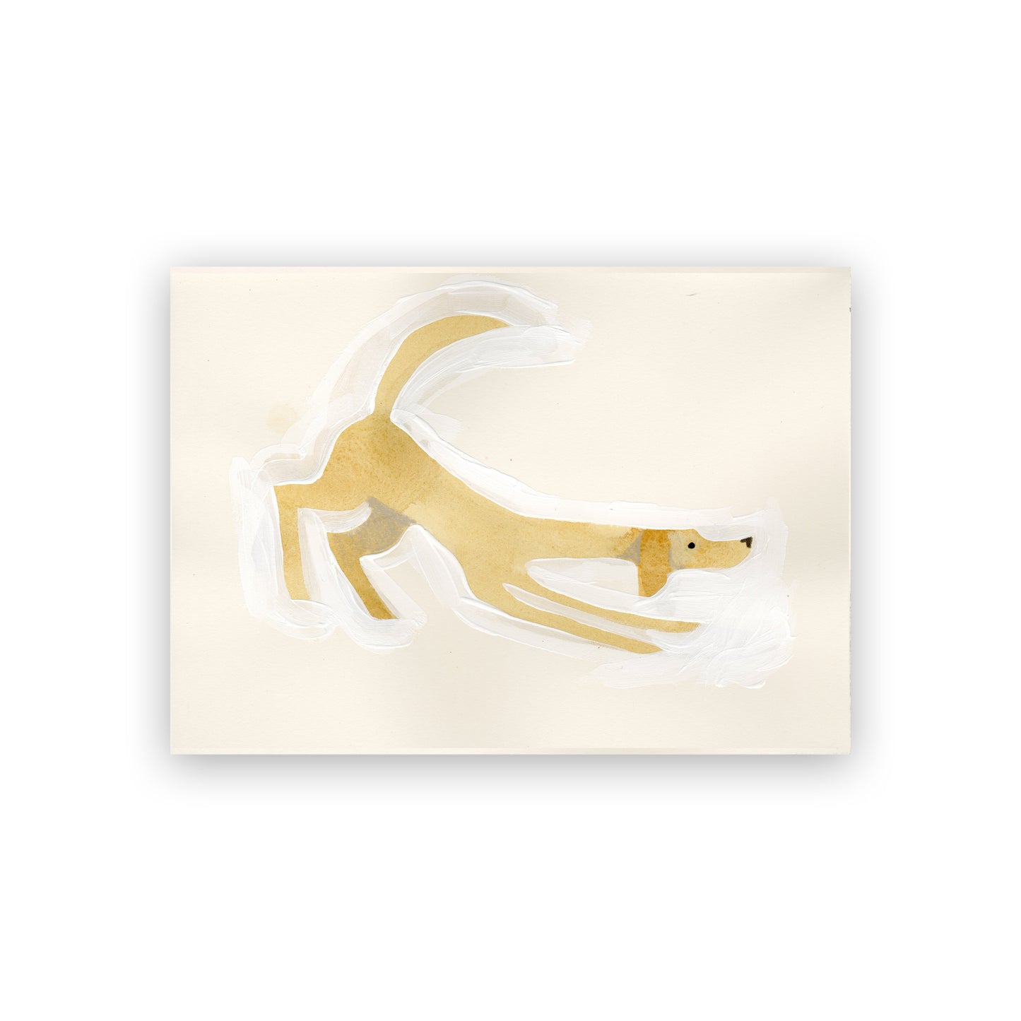 Yella Dog Study IV 7x9