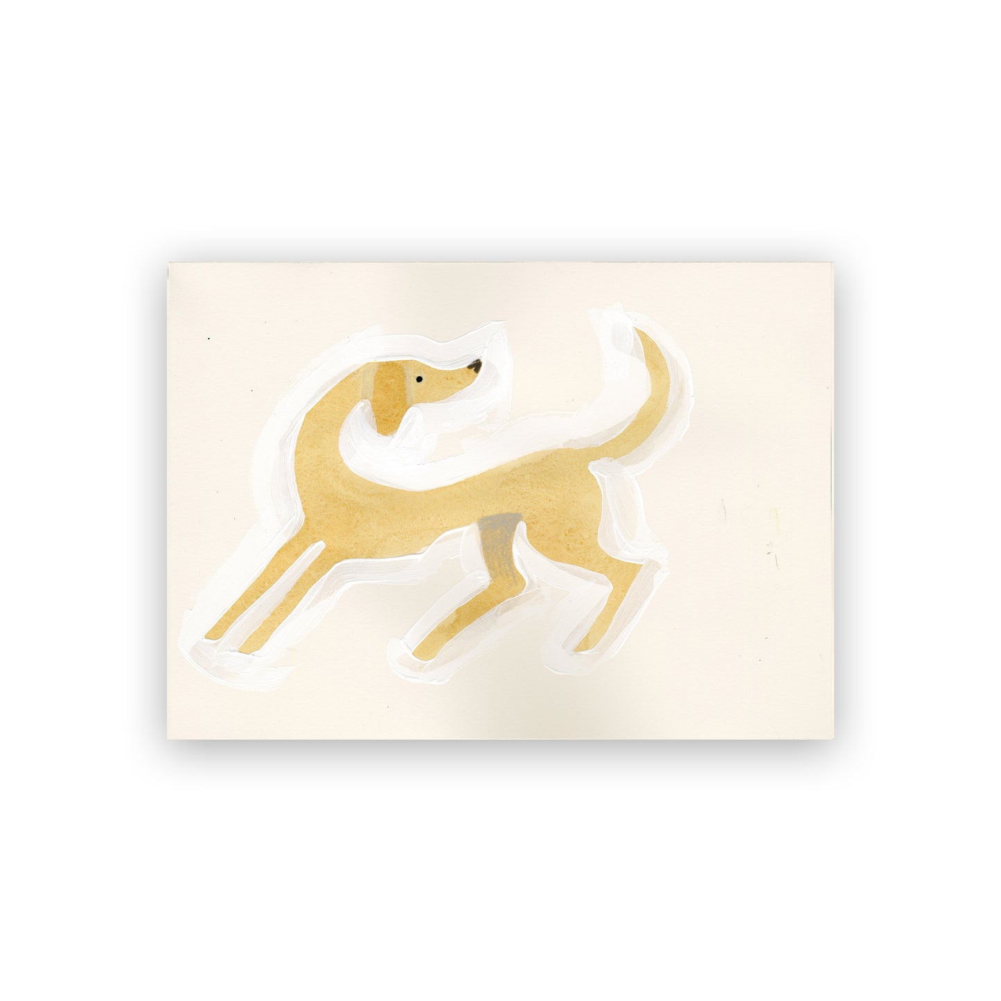 Yella Dog Study I 7x9