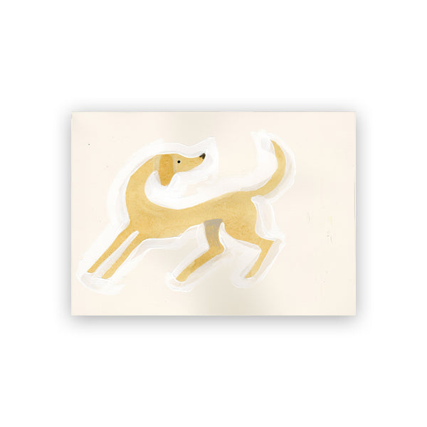 Yella Dog Study I 7x9