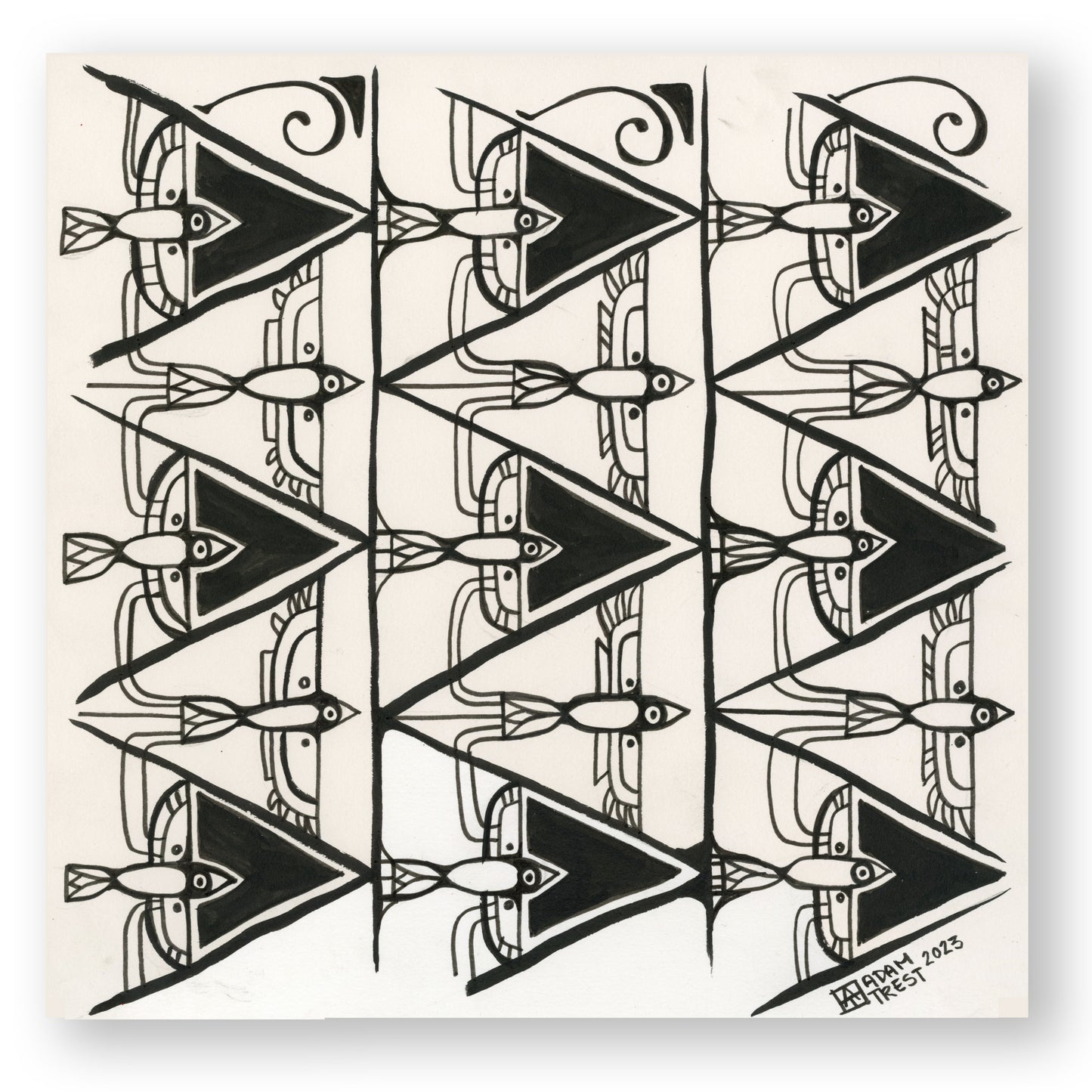 Melody | Bird Border Study I