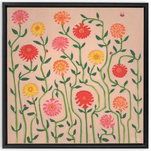 Pink Zinnias