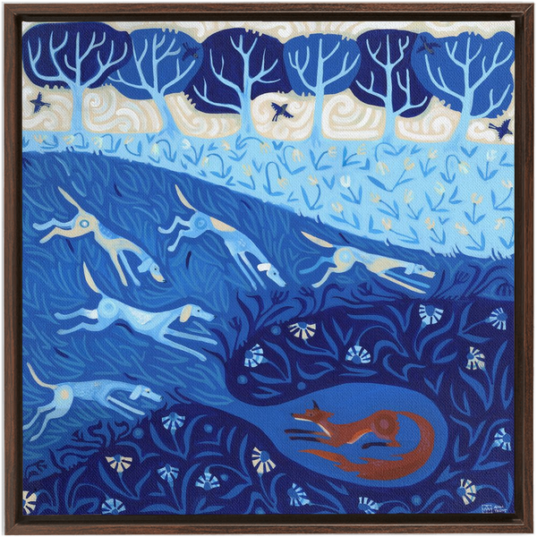 Fox Hunt in Blue