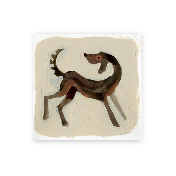 Dog I Study 6x6