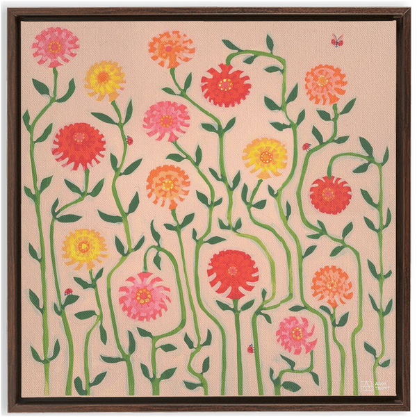 Pink Zinnias
