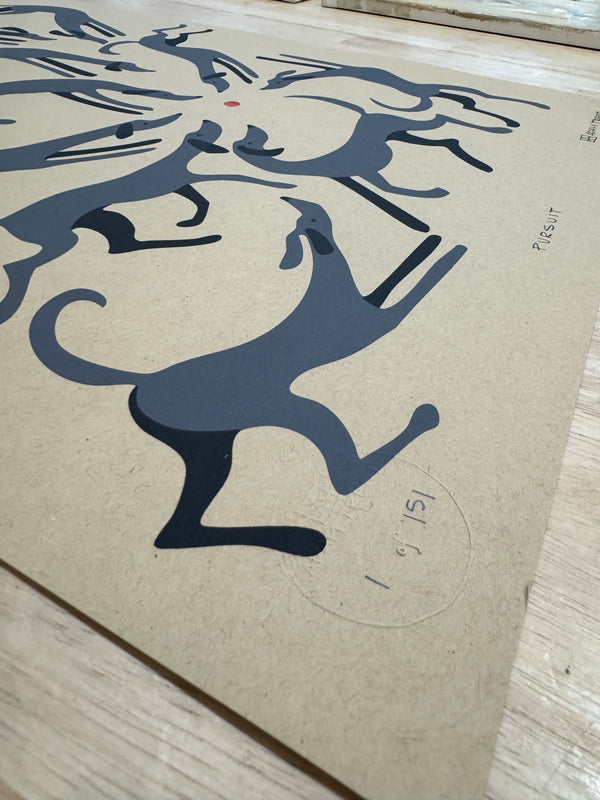 Pursuit Serigraph