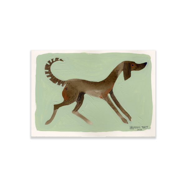 Brown Dog Study I 7x10