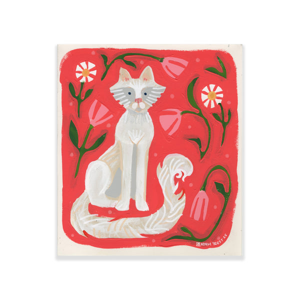 Garden Cat - 11.5x10