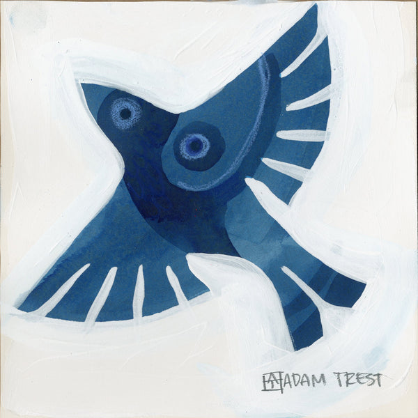 Indigo Bird - 6x6