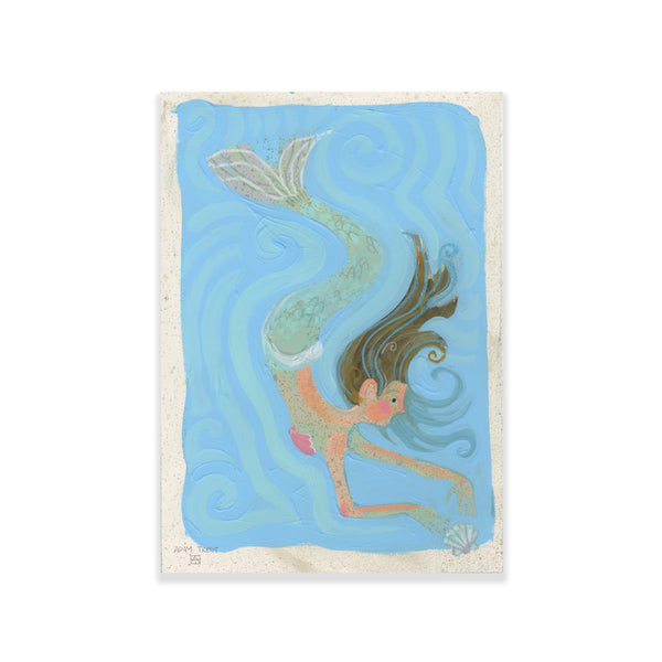 Mermaid Study III - 10x14