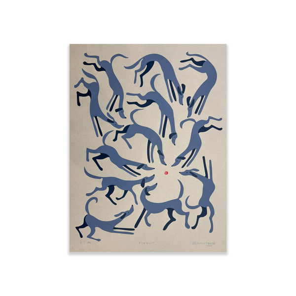 Pursuit Serigraph