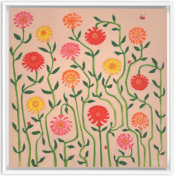 Pink Zinnias
